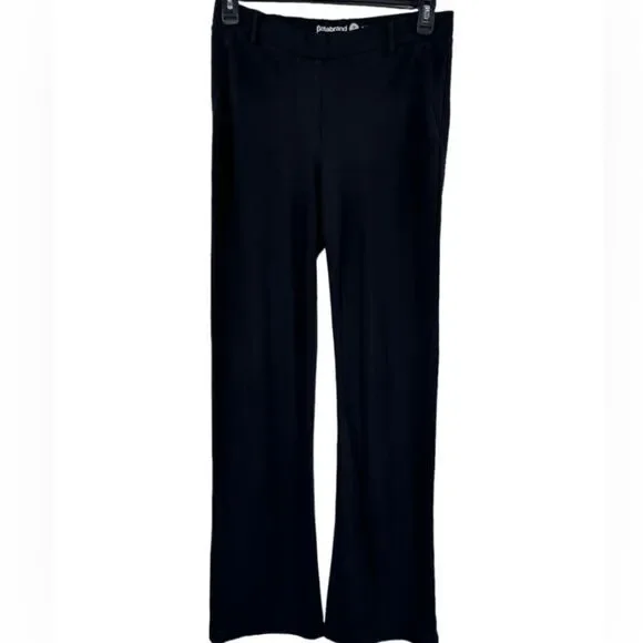 Betabrand Classic Dress Black Pant Yoga Bootcut Medium Pull on Elastic waistband - Picture 2 of 5